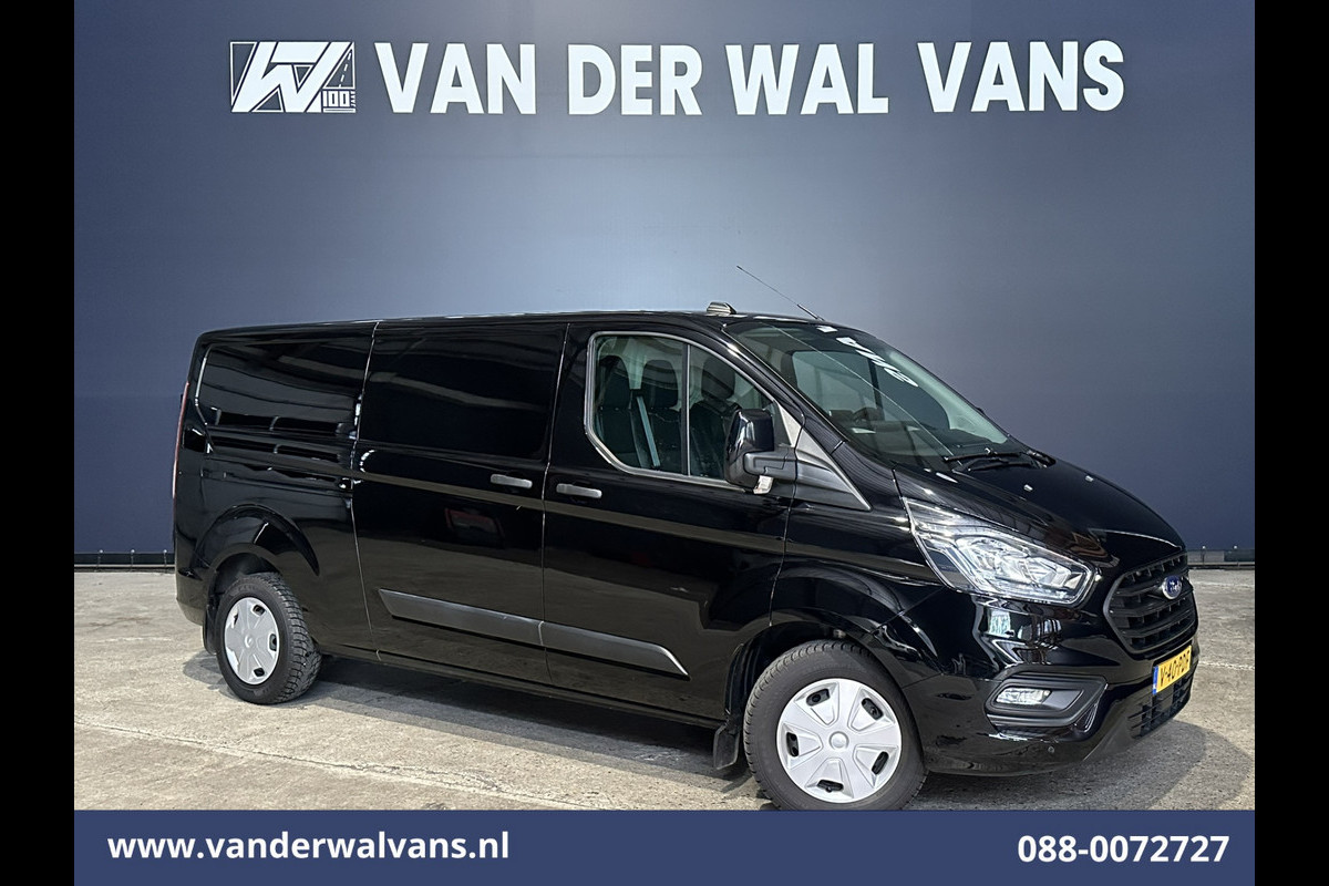 Ford Transit Custom 2.0 TDCI 131pk L2H1 Euro6 Airco | Camera | Leder | Navigatie | LED | Cruisecontrol Verwarmde Voorruit, Parkeersensoren, Bijrijdersbank, 2800kg trekvermogen