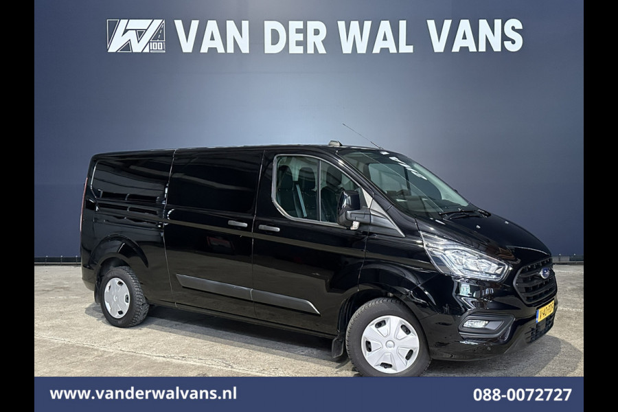 Ford Transit Custom 2.0 TDCI 131pk L2H1 Euro6 Airco | Camera | Leder | Navigatie | LED | Cruisecontrol Verwarmde Voorruit, Parkeersensoren, Bijrijdersbank, 2800kg trekvermogen