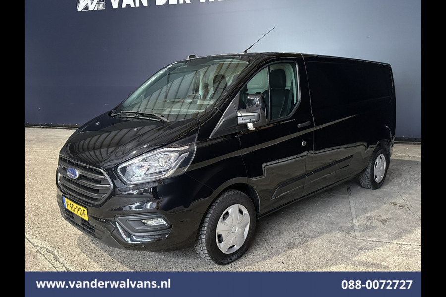 Ford Transit Custom 2.0 TDCI 131pk L2H1 Euro6 Airco | Camera | Leder | Navigatie | LED | Cruisecontrol Verwarmde Voorruit, Parkeersensoren, Bijrijdersbank, 2800kg trekvermogen