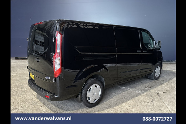 Ford Transit Custom 2.0 TDCI 131pk L2H1 Euro6 Airco | Camera | Leder | Navigatie | LED | Cruisecontrol Verwarmde Voorruit, Parkeersensoren, Bijrijdersbank, 2800kg trekvermogen