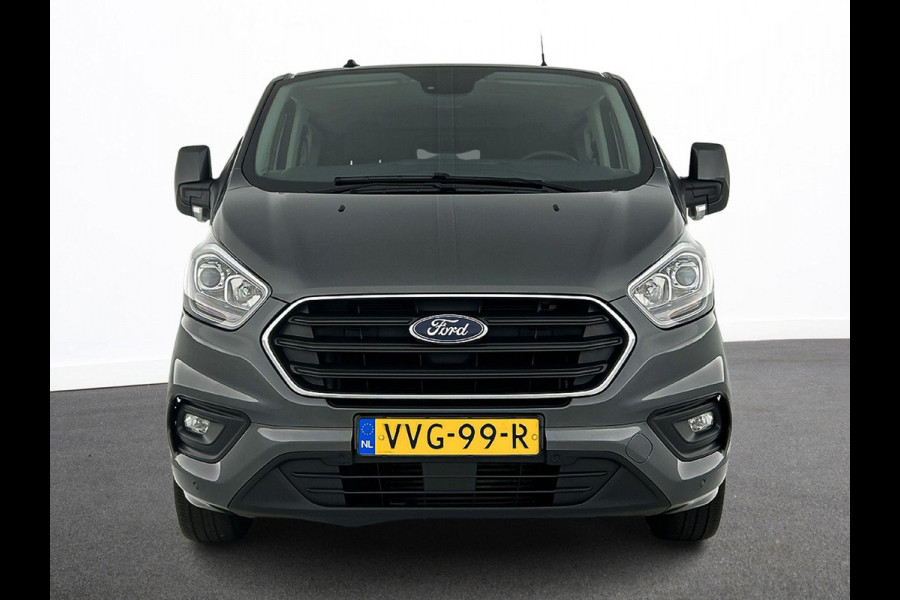 Ford Transit Custom 300 2.0 TDCI L2H1 Limited Dubbele Cabine Navigatie Airco 2 Schuifdeuren Trekhaak Parkeersensoren Apple Carplay Android auto  DAB