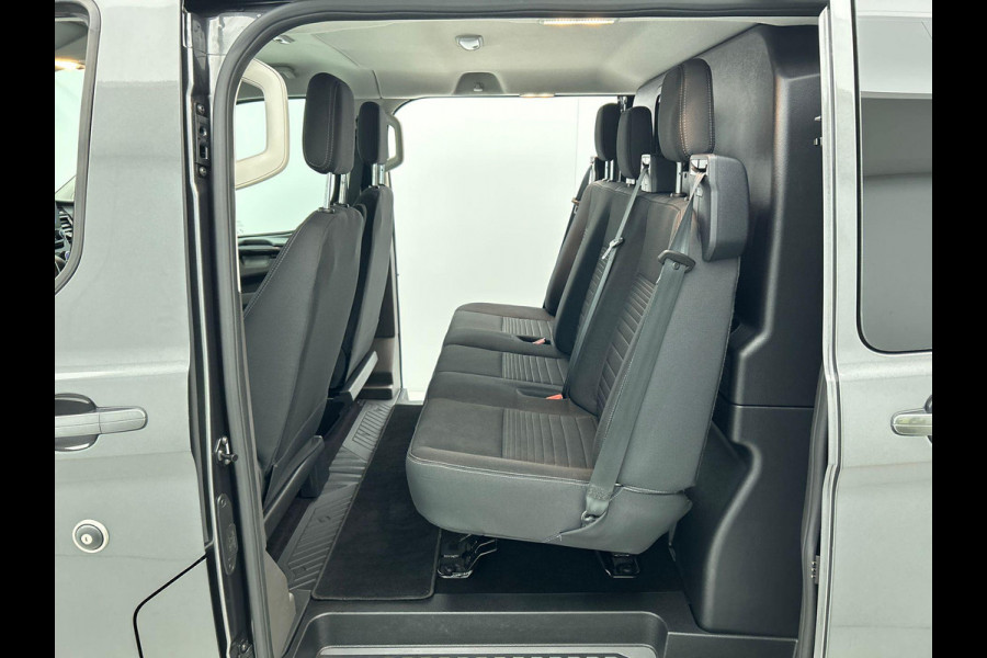 Ford Transit Custom 300 2.0 TDCI L2H1 Limited Dubbele Cabine Navigatie Airco 2 Schuifdeuren Trekhaak Parkeersensoren Apple Carplay Android auto  DAB