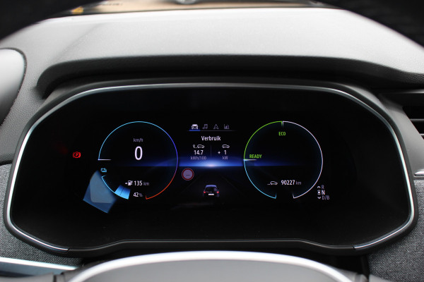 Renault ZOE R135 Intens 52 kWh / SoH 89,5% / Snelladen / Camera / CarPlay / Warmtepomp / Keyless / 16'' / Half leder / Dodehoek / Stuur+Stoelverwarming / DAB / Cruise Control
