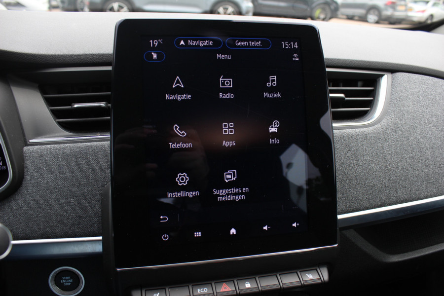 Renault ZOE R135 Intens 52 kWh / SoH 89,5% / Snelladen / Camera / CarPlay / Warmtepomp / Keyless / 16'' / Half leder / Dodehoek / Stuur+Stoelverwarming / DAB / Cruise Control