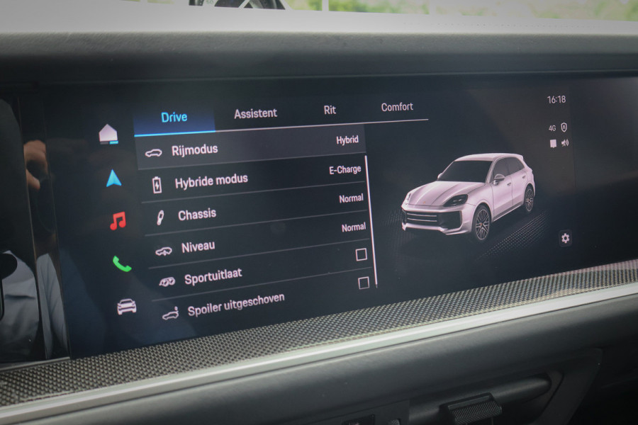 Porsche Cayenne 4.0 Turbo E-Hybrid | TECHART | ADAPTIVE CRUISE | STOELVERKOELING & VERWARMING | TREKHAAK | PASSENGER DISPLAY | HEAD UP | BURMEST STUURWIELVERWARMING | CARBON+LEDEREN DASHBOARD AFWERKING | SUÉDE HEMELBEKLEDING | ETC.