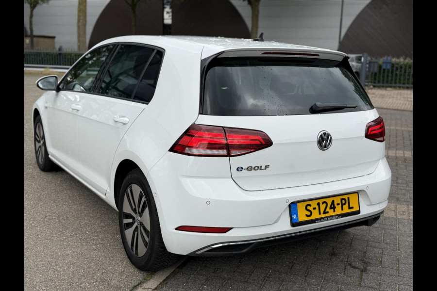 Volkswagen e-Golf E-DITION SOH 100% | DIGIT. DASHB. | STOEL, VOORRUIT VERW. | ONDERHOUD HIST. | CAMERA