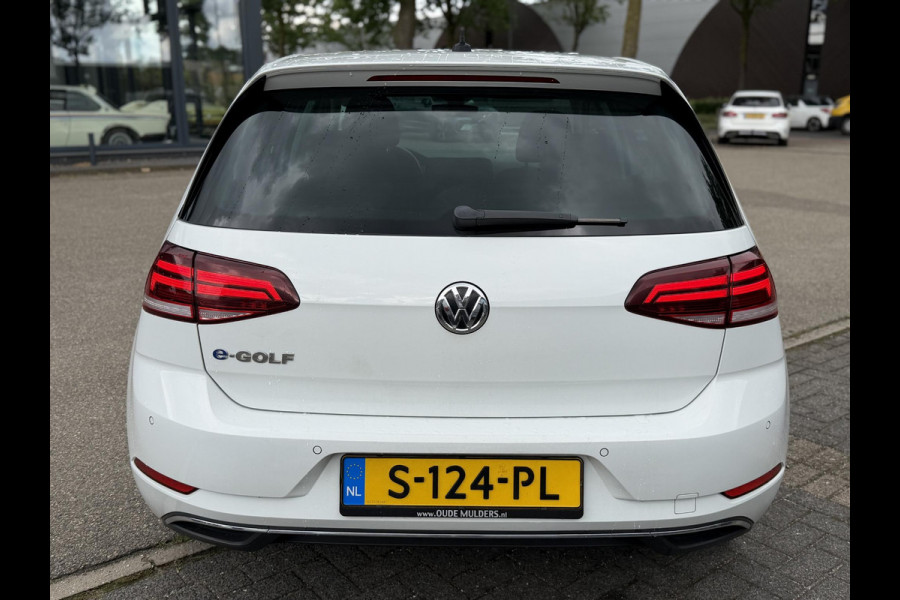 Volkswagen e-Golf E-DITION SOH 100% | DIGIT. DASHB. | STOEL, VOORRUIT VERW. | ONDERHOUD HIST. | CAMERA