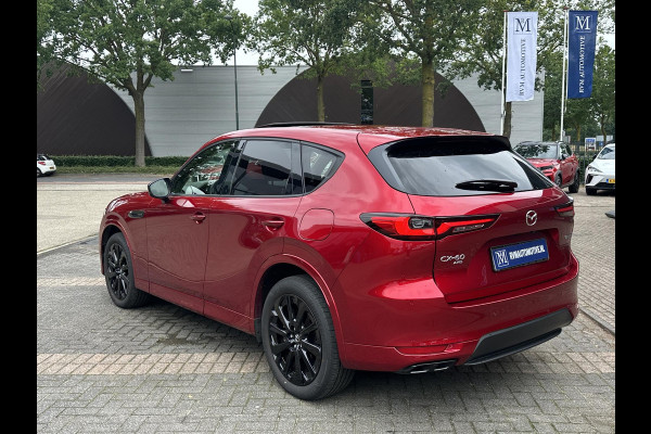 Mazda CX-60 2.5 e-SkyActiv PHEV Homura VAN: 39.900,- VOOR: 37.440,- UW WKVOORDEEL: 2.460,- | Bomvol! | PANO | STOELVERWARMING + VERKOELING | ACHTERBANK VERWARMING | STUURWIEL VERWAMRD | MEM SEATS | ADAP. CRUISE | 12 MND BOVAG GARANTIE |