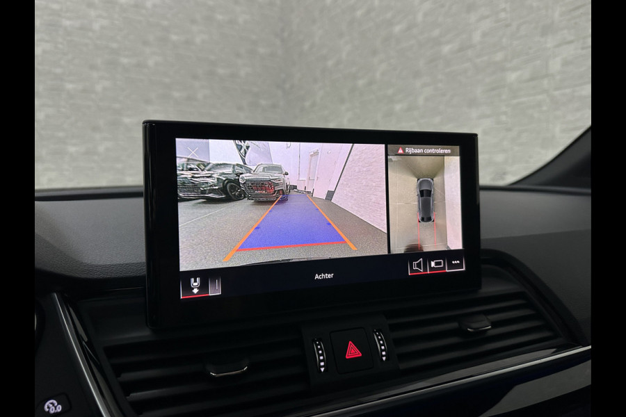 Audi Q5 Sportback 300pk TFSI e S-Line Competition | RS-Leder | Luchtvering | 360 Camera | Panorama | B&O | ACC | SQ5 Diffuser | Sfeerverlichting | Trekhaak | Stoelverwarming V+A | LED-Matrix | Keyless-Entry | Memory | Zonwering | Standkachel | Stuurverwarming | 21 inch | Black-Optic | Carplay |