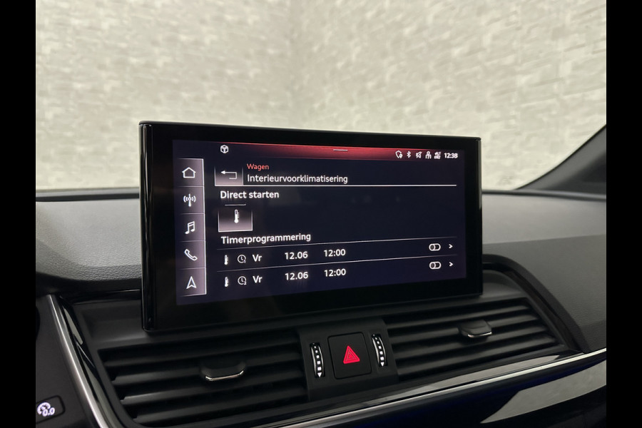 Audi Q5 Sportback 300pk TFSI e S-Line Competition | RS-Leder | Luchtvering | 360 Camera | Panorama | B&O | ACC | SQ5 Diffuser | Sfeerverlichting | Trekhaak | Stoelverwarming V+A | LED-Matrix | Keyless-Entry | Memory | Zonwering | Standkachel | Stuurverwarming | 21 inch | Black-Optic | Carplay |