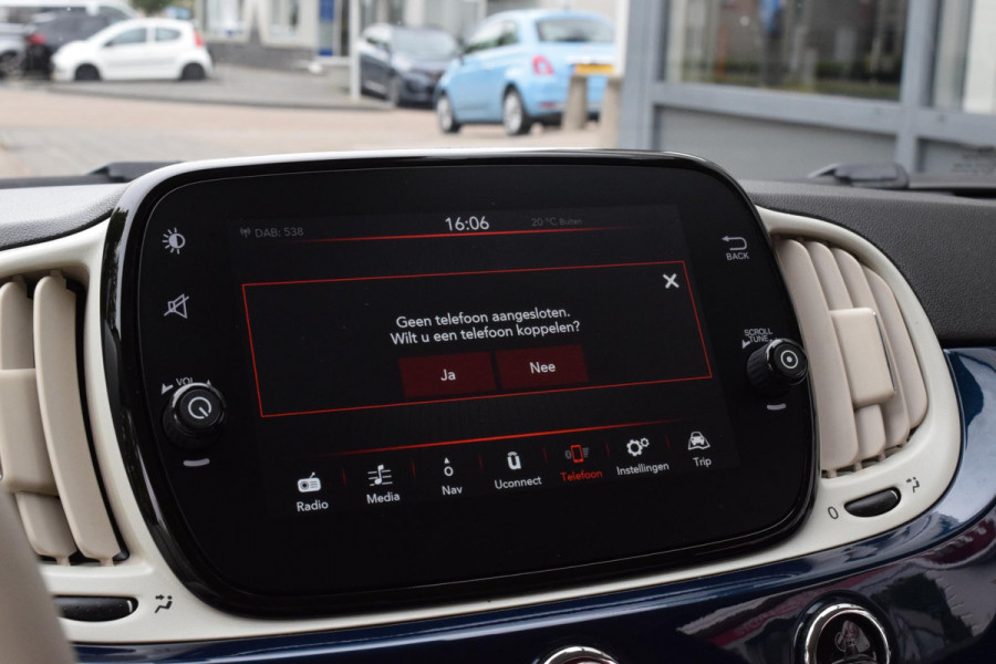 Fiat 500 Hybrid Lounge|Carplay|PDC|Orig.NL|1e eig.