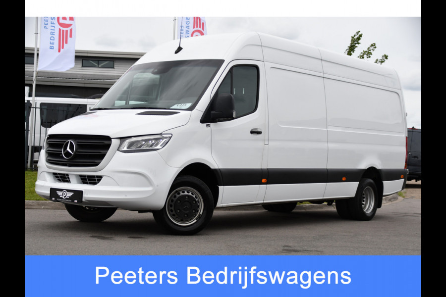 Mercedes-Benz Sprinter 519 V6 3.0 CDI L3H2 PB Edition 360 Camera, Adaptieve Cruise, Carplay, LED, Automaat, 190pk, 3500kg Trekhaak, 10,5'' Mbux, Stoelverwarming, Uniek!