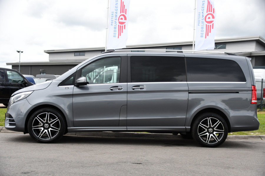 Mercedes-Benz V-Klasse 300d L2 DC AMG Edition Adaptieve Cruise, 360 Camera, Carplay, Stoelverwarming/verkoeling, 240pk, LED, Leder, Automaat, Uniek!