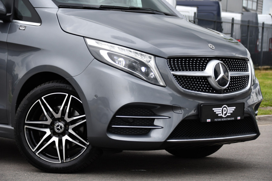 Mercedes-Benz V-Klasse 300d L2 DC AMG Edition Adaptieve Cruise, 360 Camera, Carplay, Stoelverwarming/verkoeling, 240pk, LED, Leder, Automaat, Uniek!