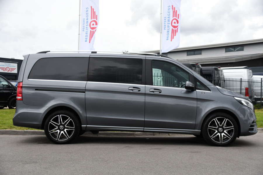 Mercedes-Benz V-Klasse 300d L2 DC AMG Edition Adaptieve Cruise, 360 Camera, Carplay, Stoelverwarming/verkoeling, 240pk, LED, Leder, Automaat, Uniek!