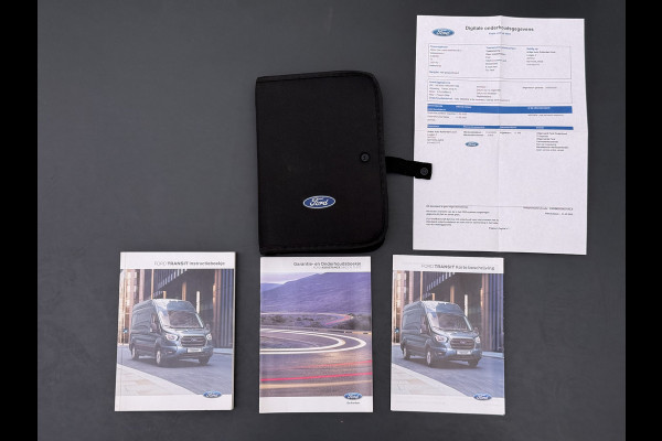 Ford Transit 350 2.0TDCI 170PK Automaat L2H2 3-Persoons Trekhaak Euro 6 Navi Camera Cruise Control DAB Bluetooth Pdc Sidebars Betonplex Vloer Wandbetimmering 3.500KG Trekgewicht 1e Eigenaar Origineel Nederlandse Auto