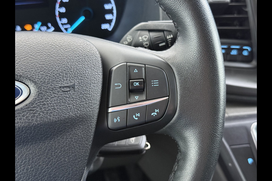 Ford Transit 350 2.0TDCI 170PK Automaat L2H2 3-Persoons Trekhaak Euro 6 Navi Camera Cruise Control DAB Bluetooth Pdc Sidebars Betonplex Vloer Wandbetimmering 3.500KG Trekgewicht 1e Eigenaar Origineel Nederlandse Auto