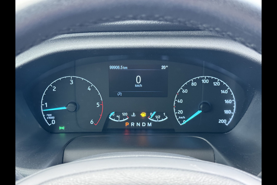 Ford Transit 350 2.0TDCI 170PK Automaat L2H2 3-Persoons Trekhaak Euro 6 Navi Camera Cruise Control DAB Bluetooth Pdc Sidebars Betonplex Vloer Wandbetimmering 3.500KG Trekgewicht 1e Eigenaar Origineel Nederlandse Auto