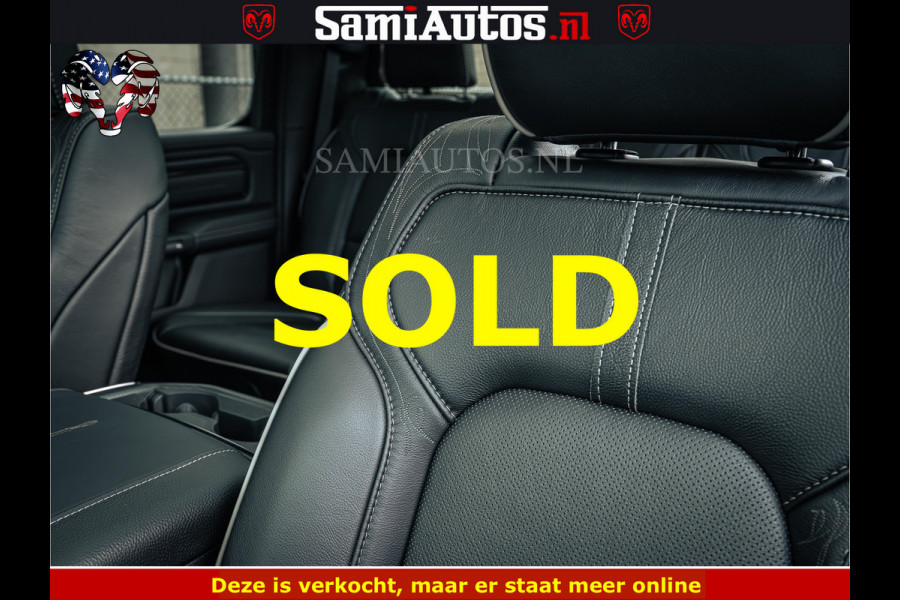 Dodge Ram 1500 Limited Night | 5.7 V8 Hemi Full Option | LPG | Comfortabele Dubbele Cabine met Royale 5 Zitplaatsen | De Meest Luxe en Volle Pick-Up in zijn Klasse | BPM vrij | Nu Leverbaar uit Voorraad | Voorraad Nr v45lp