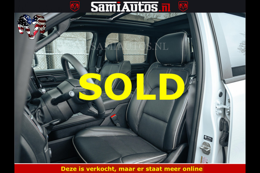 Dodge Ram 1500 Limited Night | 5.7 V8 Hemi Full Option | LPG | Comfortabele Dubbele Cabine met Royale 5 Zitplaatsen | De Meest Luxe en Volle Pick-Up in zijn Klasse | BPM vrij | Nu Leverbaar uit Voorraad | Voorraad Nr v45lp