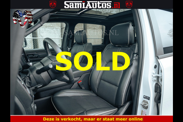 Dodge Ram 1500 Limited Night | 5.7 V8 Hemi Full Option | LPG | Comfortabele Dubbele Cabine met Royale 5 Zitplaatsen | De Meest Luxe en Volle Pick-Up in zijn Klasse | BPM vrij | Nu Leverbaar uit Voorraad | Voorraad Nr v45lp