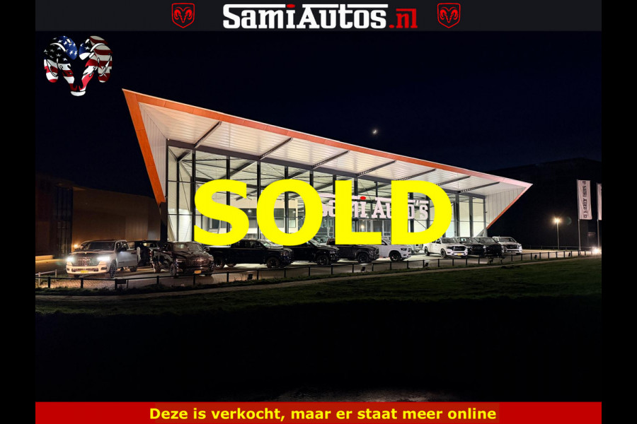 Dodge Ram 1500 Limited Night | 5.7 V8 Hemi Full Option | LPG | Comfortabele Dubbele Cabine met Royale 5 Zitplaatsen | De Meest Luxe en Volle Pick-Up in zijn Klasse | BPM vrij | Nu Leverbaar uit Voorraad | Voorraad Nr v45lp