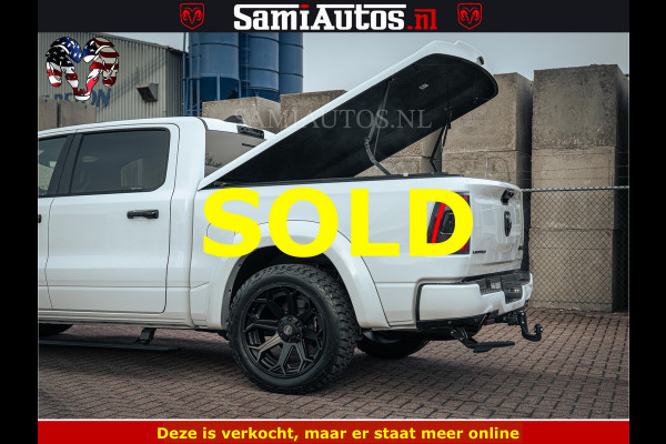 Dodge Ram 1500 Limited Night | 5.7 V8 Hemi Full Option | LPG | Comfortabele Dubbele Cabine met Royale 5 Zitplaatsen | De Meest Luxe en Volle Pick-Up in zijn Klasse | BPM vrij | Nu Leverbaar uit Voorraad | Voorraad Nr v45lp