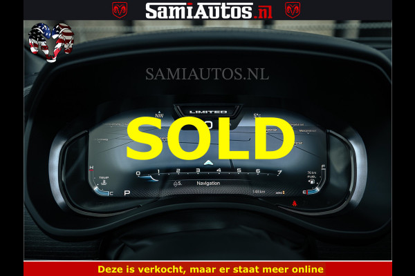 Dodge Ram 1500 Limited Night | 5.7 V8 Hemi Full Option | LPG | Comfortabele Dubbele Cabine met Royale 5 Zitplaatsen | De Meest Luxe en Volle Pick-Up in zijn Klasse | BPM vrij | Nu Leverbaar uit Voorraad | Voorraad Nr v45lp