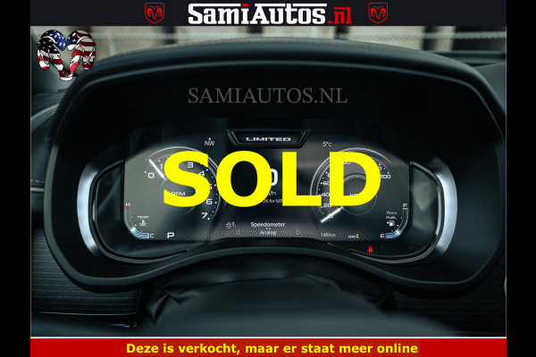 Dodge Ram 1500 Limited Night | 5.7 V8 Hemi Full Option | LPG | Comfortabele Dubbele Cabine met Royale 5 Zitplaatsen | De Meest Luxe en Volle Pick-Up in zijn Klasse | BPM vrij | Nu Leverbaar uit Voorraad | Voorraad Nr v45lp