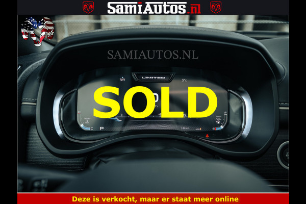 Dodge Ram 1500 Limited Night | 5.7 V8 Hemi Full Option | LPG | Comfortabele Dubbele Cabine met Royale 5 Zitplaatsen | De Meest Luxe en Volle Pick-Up in zijn Klasse | BPM vrij | Nu Leverbaar uit Voorraad | Voorraad Nr v45lp
