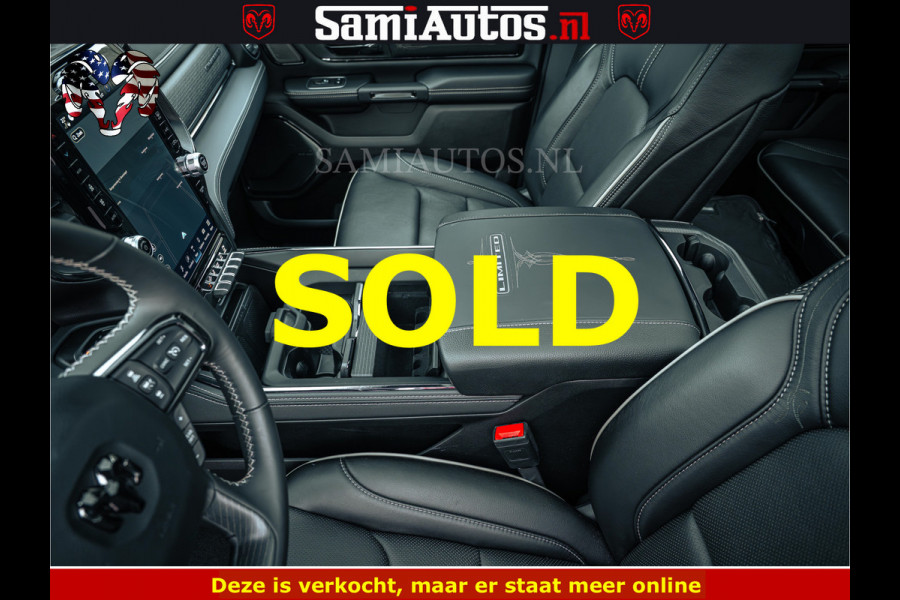Dodge Ram 1500 Limited Night | 5.7 V8 Hemi Full Option | LPG | Comfortabele Dubbele Cabine met Royale 5 Zitplaatsen | De Meest Luxe en Volle Pick-Up in zijn Klasse | BPM vrij | Nu Leverbaar uit Voorraad | Voorraad Nr v45lp