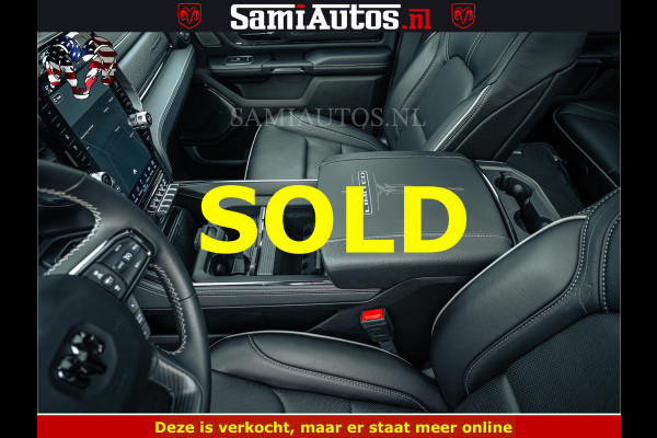 Dodge Ram 1500 Limited Night | 5.7 V8 Hemi Full Option | LPG | Comfortabele Dubbele Cabine met Royale 5 Zitplaatsen | De Meest Luxe en Volle Pick-Up in zijn Klasse | BPM vrij | Nu Leverbaar uit Voorraad | Voorraad Nr v45lp