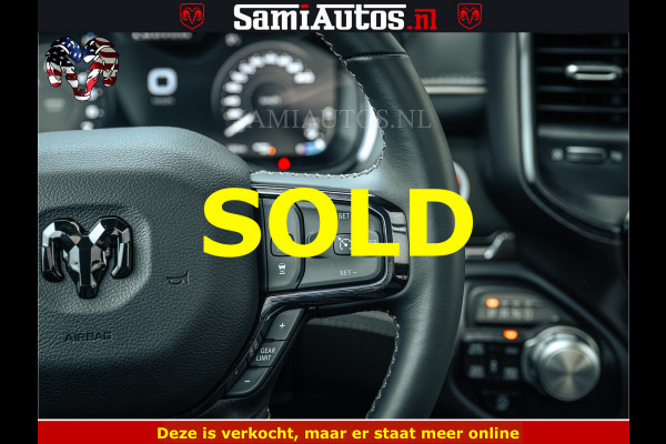 Dodge Ram 1500 Limited Night | 5.7 V8 Hemi Full Option | LPG | Comfortabele Dubbele Cabine met Royale 5 Zitplaatsen | De Meest Luxe en Volle Pick-Up in zijn Klasse | BPM vrij | Nu Leverbaar uit Voorraad | Voorraad Nr v45lp