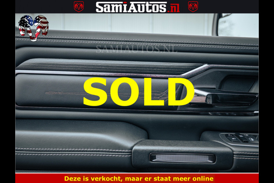 Dodge Ram 1500 Limited Night | 5.7 V8 Hemi Full Option | LPG | Comfortabele Dubbele Cabine met Royale 5 Zitplaatsen | De Meest Luxe en Volle Pick-Up in zijn Klasse | BPM vrij | Nu Leverbaar uit Voorraad | Voorraad Nr v45lp