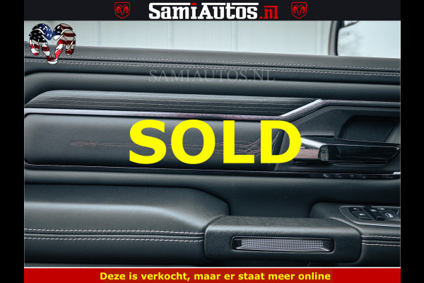 Dodge Ram 1500 Limited Night | 5.7 V8 Hemi Full Option | LPG | Comfortabele Dubbele Cabine met Royale 5 Zitplaatsen | De Meest Luxe en Volle Pick-Up in zijn Klasse | BPM vrij | Nu Leverbaar uit Voorraad | Voorraad Nr v45lp