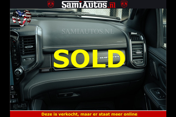 Dodge Ram 1500 Limited Night | 5.7 V8 Hemi Full Option | LPG | Comfortabele Dubbele Cabine met Royale 5 Zitplaatsen | De Meest Luxe en Volle Pick-Up in zijn Klasse | BPM vrij | Nu Leverbaar uit Voorraad | Voorraad Nr v45lp