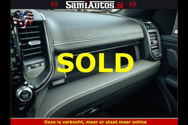 Dodge Ram 1500 Limited Night | 5.7 V8 Hemi Full Option | LPG | Comfortabele Dubbele Cabine met Royale 5 Zitplaatsen | De Meest Luxe en Volle Pick-Up in zijn Klasse | BPM vrij | Nu Leverbaar uit Voorraad | Voorraad Nr v45lp