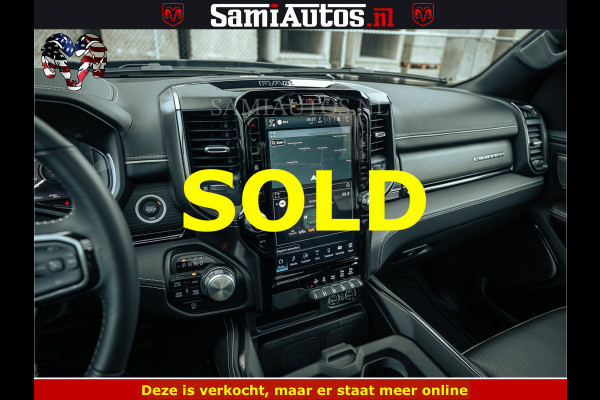 Dodge Ram 1500 Limited Night | 5.7 V8 Hemi Full Option | LPG | Comfortabele Dubbele Cabine met Royale 5 Zitplaatsen | De Meest Luxe en Volle Pick-Up in zijn Klasse | BPM vrij | Nu Leverbaar uit Voorraad | Voorraad Nr v45lp