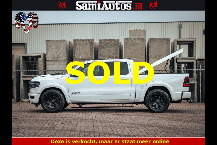 Dodge Ram 1500 Limited Night | 5.7 V8 Hemi Full Option | LPG | Comfortabele Dubbele Cabine met Royale 5 Zitplaatsen | De Meest Luxe en Volle Pick-Up in zijn Klasse | BPM vrij | Nu Leverbaar uit Voorraad | Voorraad Nr v45lp