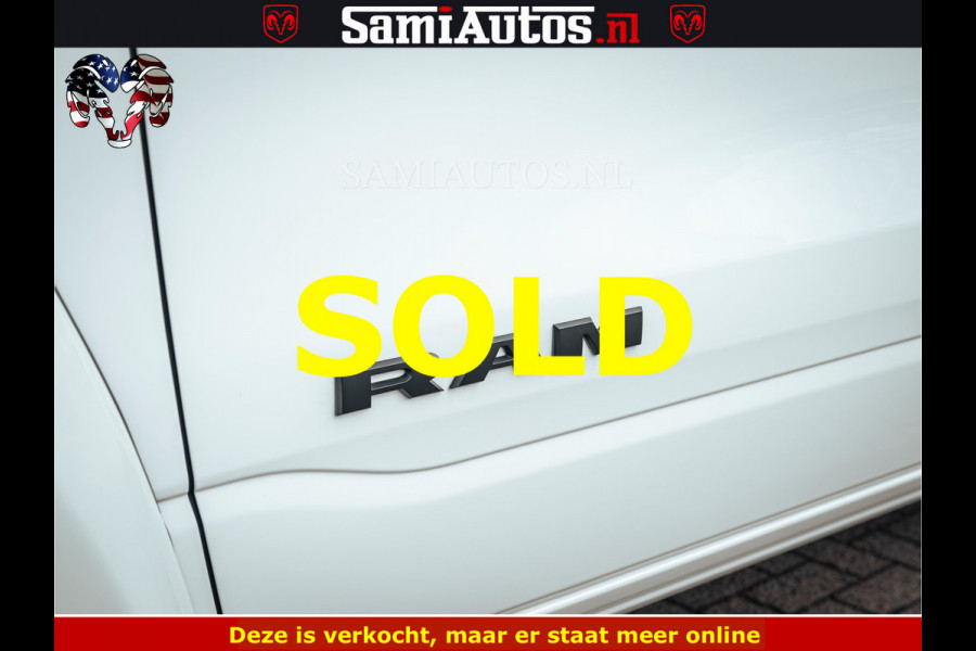 Dodge Ram 1500 Limited Night | 5.7 V8 Hemi Full Option | LPG | Comfortabele Dubbele Cabine met Royale 5 Zitplaatsen | De Meest Luxe en Volle Pick-Up in zijn Klasse | BPM vrij | Nu Leverbaar uit Voorraad | Voorraad Nr v45lp