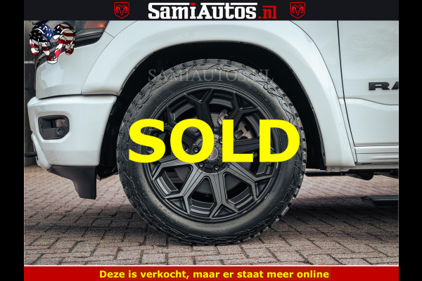 Dodge Ram 1500 Limited Night | 5.7 V8 Hemi Full Option | LPG | Comfortabele Dubbele Cabine met Royale 5 Zitplaatsen | De Meest Luxe en Volle Pick-Up in zijn Klasse | BPM vrij | Nu Leverbaar uit Voorraad | Voorraad Nr v45lp