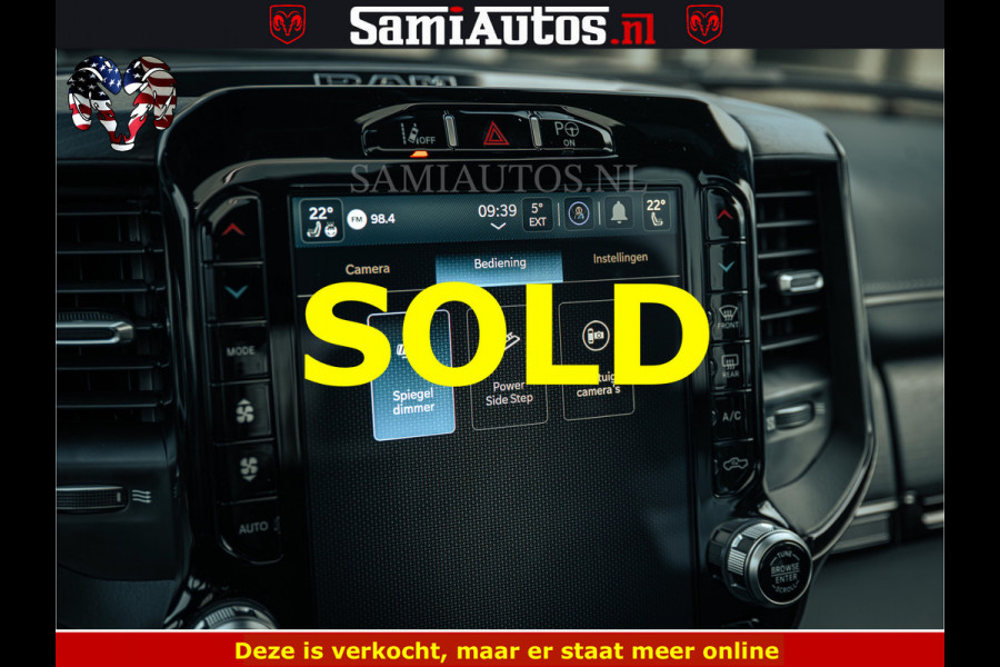 Dodge Ram 1500 Limited Night | 5.7 V8 Hemi Full Option | LPG | Comfortabele Dubbele Cabine met Royale 5 Zitplaatsen | De Meest Luxe en Volle Pick-Up in zijn Klasse | BPM vrij | Nu Leverbaar uit Voorraad | Voorraad Nr v45lp