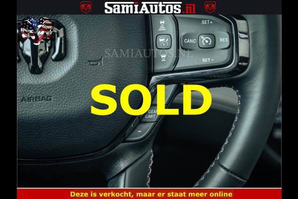 Dodge Ram 1500 Limited Night | 5.7 V8 Hemi Full Option | LPG | Comfortabele Dubbele Cabine met Royale 5 Zitplaatsen | De Meest Luxe en Volle Pick-Up in zijn Klasse | BPM vrij | Nu Leverbaar uit Voorraad | Voorraad Nr v45lp