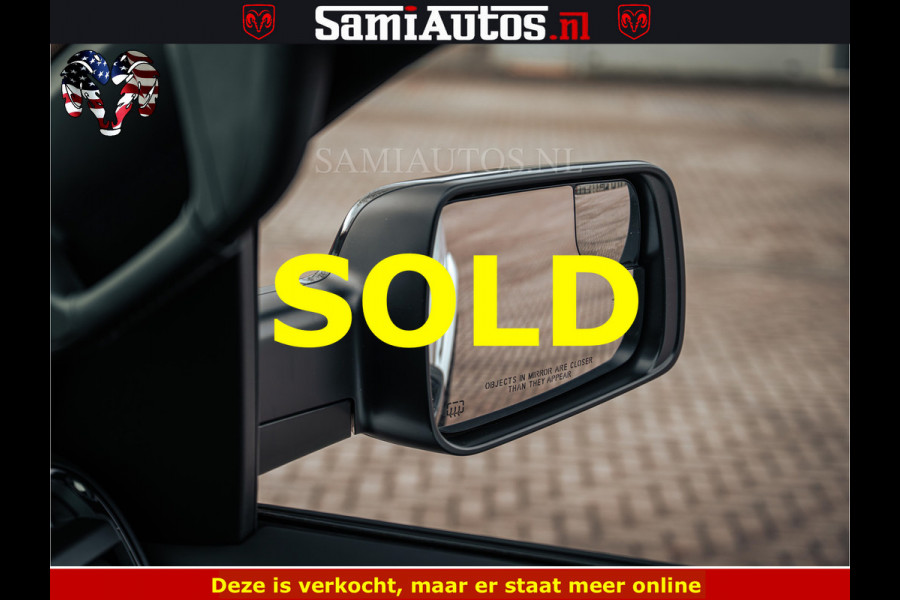 Dodge Ram 1500 Limited Night | 5.7 V8 Hemi Full Option | LPG | Comfortabele Dubbele Cabine met Royale 5 Zitplaatsen | De Meest Luxe en Volle Pick-Up in zijn Klasse | BPM vrij | Nu Leverbaar uit Voorraad | Voorraad Nr v45lp