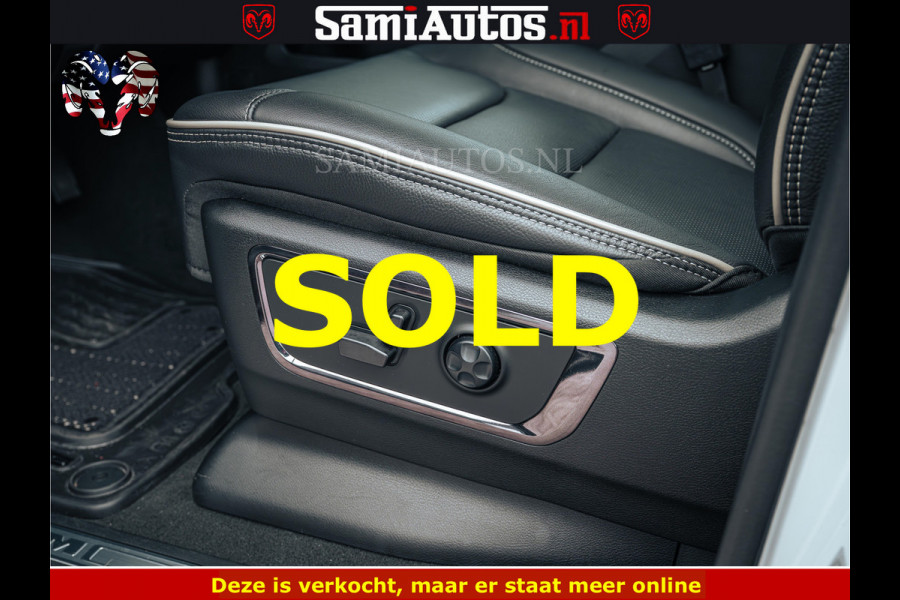 Dodge Ram 1500 Limited Night | 5.7 V8 Hemi Full Option | LPG | Comfortabele Dubbele Cabine met Royale 5 Zitplaatsen | De Meest Luxe en Volle Pick-Up in zijn Klasse | BPM vrij | Nu Leverbaar uit Voorraad | Voorraad Nr v45lp