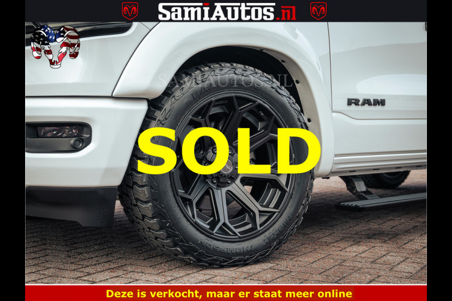Dodge Ram 1500 Limited Night | 5.7 V8 Hemi Full Option | LPG | Comfortabele Dubbele Cabine met Royale 5 Zitplaatsen | De Meest Luxe en Volle Pick-Up in zijn Klasse | BPM vrij | Nu Leverbaar uit Voorraad | Voorraad Nr v45lp
