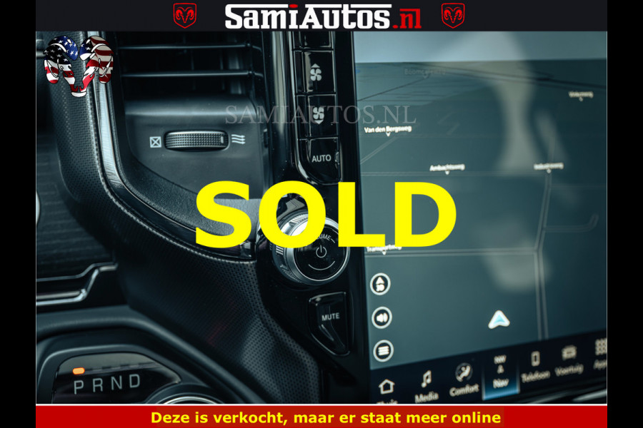 Dodge Ram 1500 Limited Night | 5.7 V8 Hemi Full Option | LPG | Comfortabele Dubbele Cabine met Royale 5 Zitplaatsen | De Meest Luxe en Volle Pick-Up in zijn Klasse | BPM vrij | Nu Leverbaar uit Voorraad | Voorraad Nr v45lp
