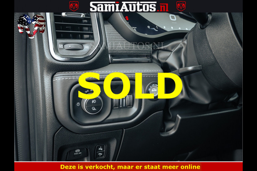 Dodge Ram 1500 Limited Night | 5.7 V8 Hemi Full Option | LPG | Comfortabele Dubbele Cabine met Royale 5 Zitplaatsen | De Meest Luxe en Volle Pick-Up in zijn Klasse | BPM vrij | Nu Leverbaar uit Voorraad | Voorraad Nr v45lp