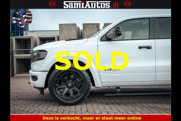 Dodge Ram 1500 Limited Night | 5.7 V8 Hemi Full Option | LPG | Comfortabele Dubbele Cabine met Royale 5 Zitplaatsen | De Meest Luxe en Volle Pick-Up in zijn Klasse | BPM vrij | Nu Leverbaar uit Voorraad | Voorraad Nr v45lp