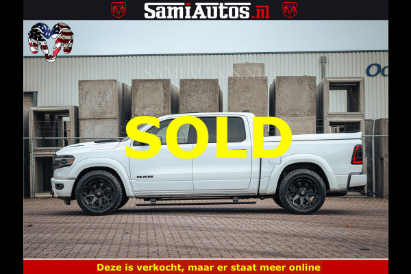 Dodge Ram 1500 Limited Night | 5.7 V8 Hemi Full Option | LPG | Comfortabele Dubbele Cabine met Royale 5 Zitplaatsen | De Meest Luxe en Volle Pick-Up in zijn Klasse | BPM vrij | Nu Leverbaar uit Voorraad | Voorraad Nr v45lp